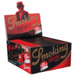 Smoking Deluxe King Size Slim Rolling Papers + Tips (24pcs/display)