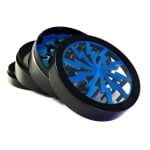 Storm Blue Metal Grinder 4 Parts - 50mm (6pcs/display)