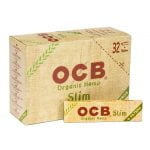 OCB Organic Hemp Kingsize Rolling Papers + Filter Tips (32pcs/display)