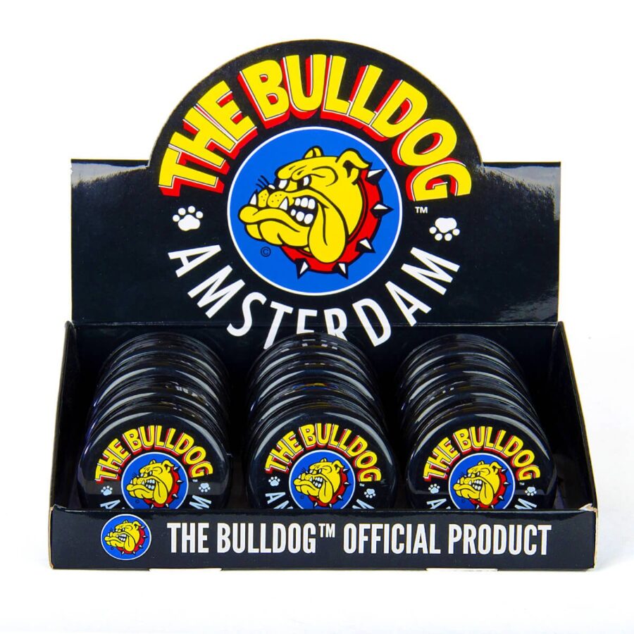wholesale the bulldog black plastic grinder
