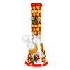 Rainbow Bee Hexagon Triple Thick Glass Bong 32cm