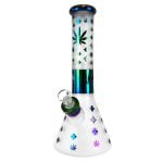 Weed Vuitton Classy Glass Bong Rainbow 32cm