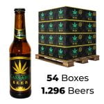 Cannabis Flavoured Beer 4.5% Gold Leaf 330ml (54boxes/1.296beers)