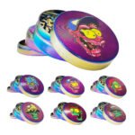 Metal Grinder Rainbow Monster Skulls 4 Parts - 50mm (6pcs/display)