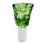 Sponge Green Glass Bong Bowl 18mm