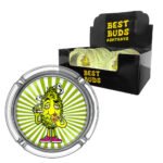 Best Buds Large Glass Ashtrays Pizza (6pcs/display)