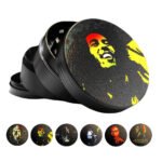 Bob Marley Metal Grinder 4 Parts - 50mm (6pcs/display)