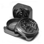 Krush Kube 3.0 Black Aluminium Grinder 3 Parts - 55mm