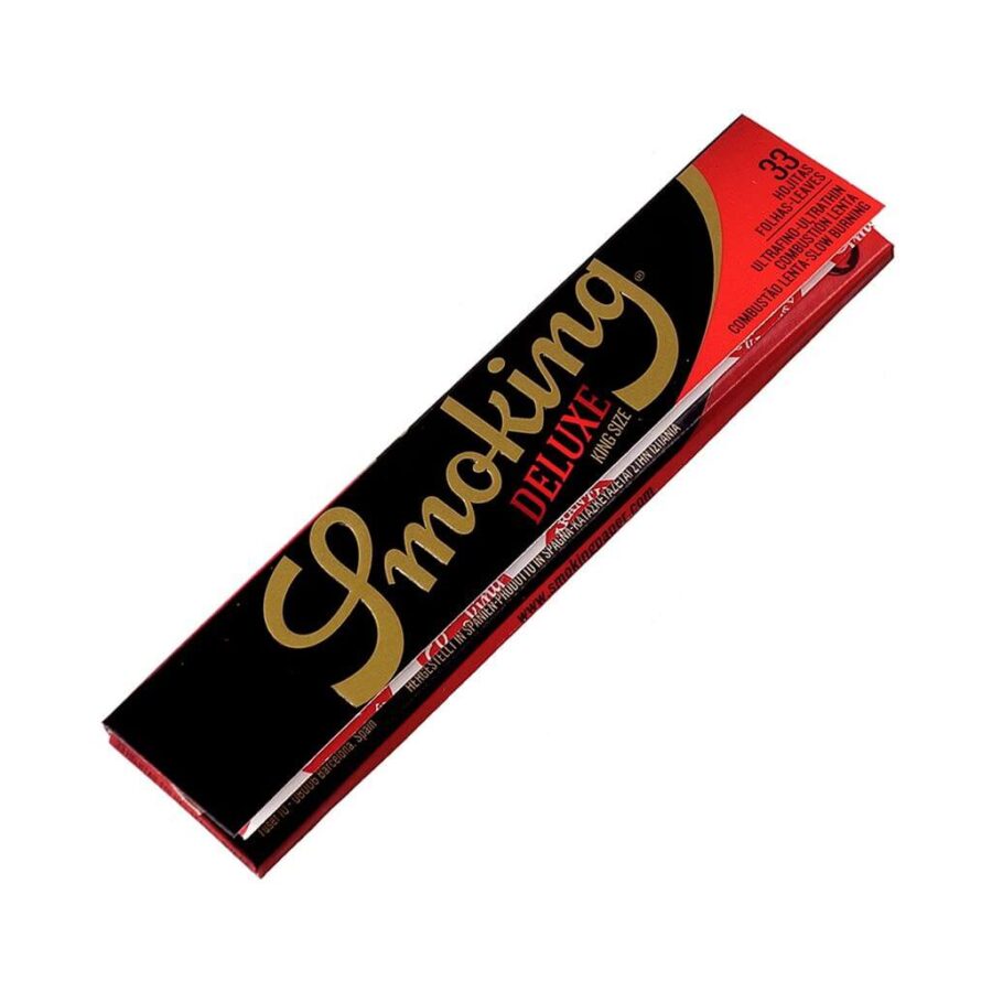 smoking deluxe king size papers slim black2