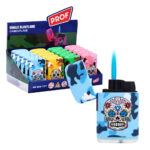 Prof Lighters Single Blueflame Camouflage Skull (20pcs/display)