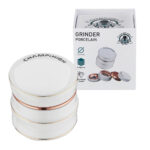 Champ High Porcelain Grinder White 4 Parts - 63mm