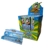 Monkey King Blue Splash Touch and Smell Rolling Papers with Tips (24pcs/display)