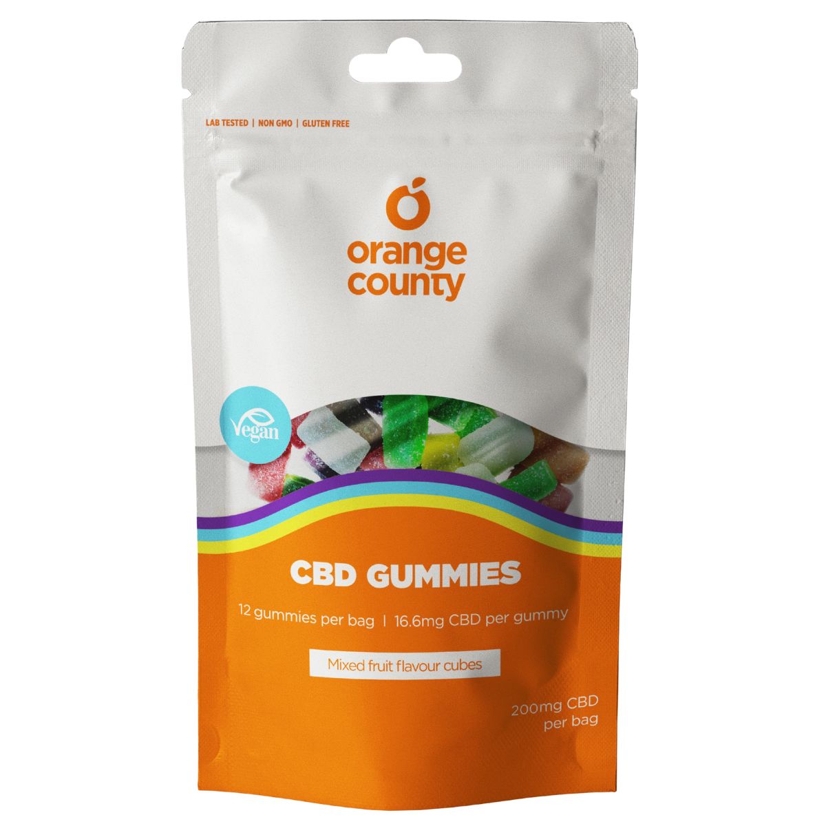 Orange County CBD Gummy Cubes 200mg CBD 50g Grab Bag (10pcsdisplay) Orange County CBD Gummy Cubes 200mg CBD 50g Grab Bag 10pcsdisplay