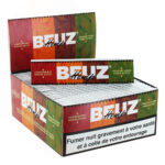 Beuz King Size Slim Organic Hemp Unbleached Rolling Papers (50pcs/display)