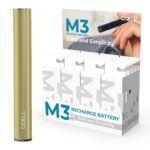 CCELL M3 Gold Vape Pen Battery Standard 510 Thread (20pcs/display)