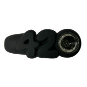 420 Silicone Pipe Black 10cm