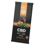 HaZe Cannabis Chocolate 70% Dark Salty Caramel 100mg CBD (15pcs/100g)