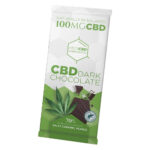 MediCBD Cannabis Chocolate 70% Dark Salty Caramel 100mg CBD (15pcs/100g)