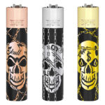 Clipper Metal Lighters With Giftbox Deadly Chains (12pcs/display)