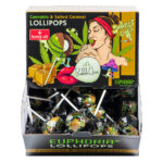 Euphoria Cannabis Lollipops Salted Caramel (25gx100pcs)