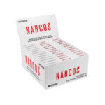 narcos white edition king size slim rolling papers tips