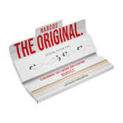 narcos white edition king size slim rolling papers tips 3
