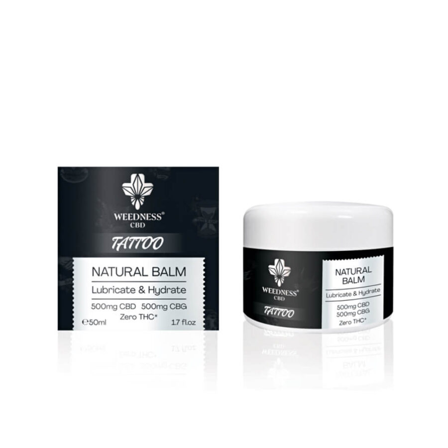 wholesale weedness cbd natural tattoo balm 500mg