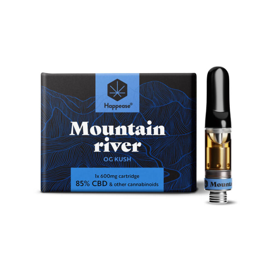 Happease 85% CBD Cartridge Mountain River (600mg)