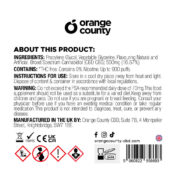 Orange County CBD 3ml Disposable Vape Pen 250 CBD + 250mg CBG Cool Menthol (10pcs/display)