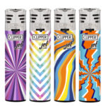 Clipper Jet Flame Lighters Splash (24pcs/display)