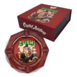 Best Buds Crystal Ashtray with Giftbox Zushi