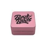 Best Buds Flat Square Aluminium Grinder Flamingo 2 Parts (50mm)