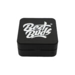 Best Buds Flat Square Aluminium Grinder Onyx 2 Parts (50mm)