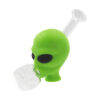 Silicone Bong Alien Head Rasta 20cm