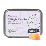 Enecta CBNight Candies with Organic Hemp Extract and Melatonin (60pcs)