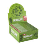 The Bulldog Hemp Green Slim Unbleached Rolling Papers King Size (50pcs/display)