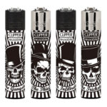 Clipper Lighters Party Skulls (24pcs/display)