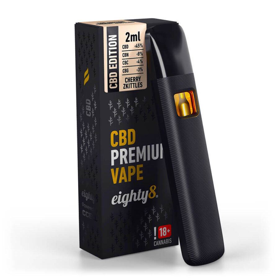 Eighty8 Cherry Zkittles 45% CBD Vape (10pcs/display)