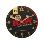 RAW Clock Black 30cm