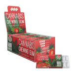 Strawberry Haze 17mg CBD Cannabis Chewing Gums (24pcs/display)