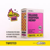 Twisted Hemp Wraps Island Hopper 15pcsdisplay 6
