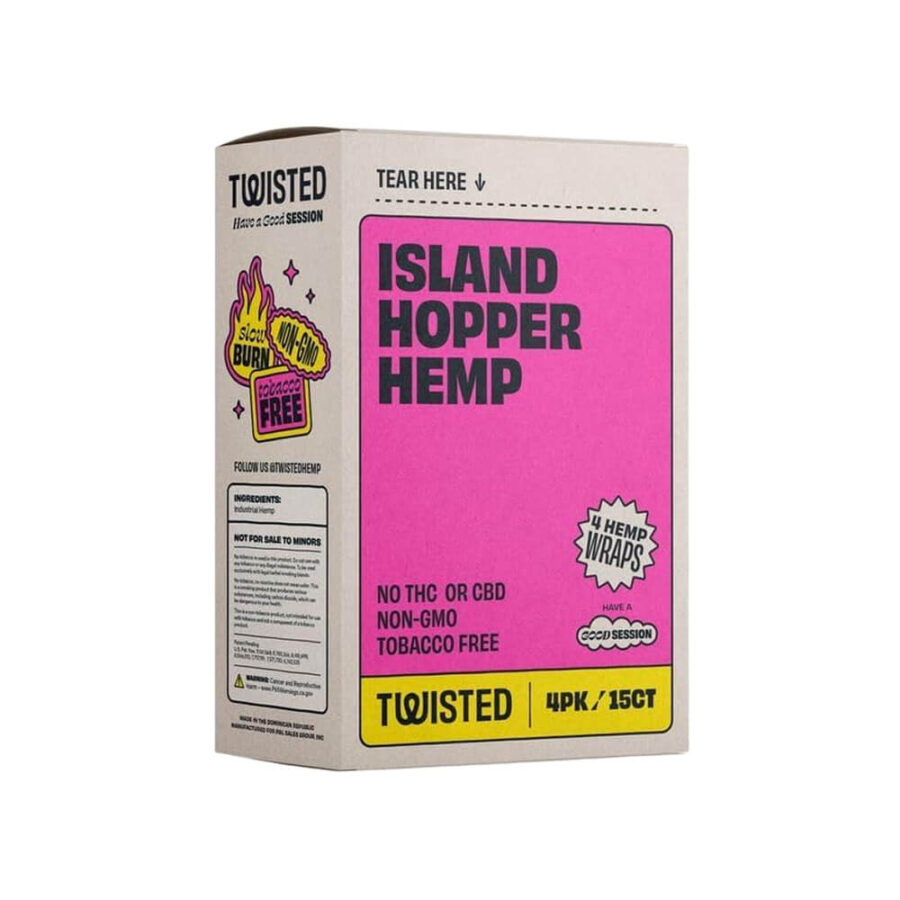 Twisted Hemp Wraps Island Hopper (15pcs:display)-Wholesale 5