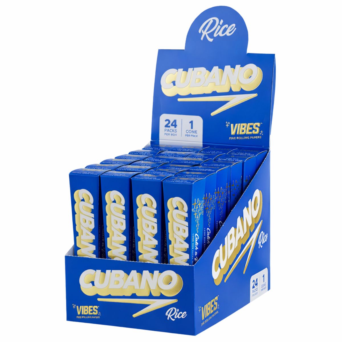 VIBES Cones Cubano Rice (24pcsdisplay) VIBES Cones Cubano Rice 24pcsdisplay