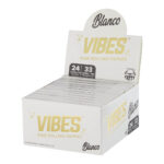 VIBES Rolling Papers Fatty with Tips Blanco Ultra Wide(24pcs/display)