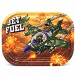 Wholesale Best Buds Jet Fuel Metal Rolling Tray Small 14x18cm 1 1