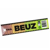 Beuz Xtra Slim Long Brown Unbleached Rolling Papers 125mm Tips 24 Booklets 2