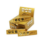 OCB Gold Slim Rolling Papers 50 Booklets