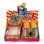 Monkey King Rolling Papers with Tips and Grinders Psychodelic (48pcs/display)