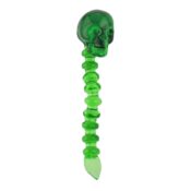 wholesale green skull glass dabber