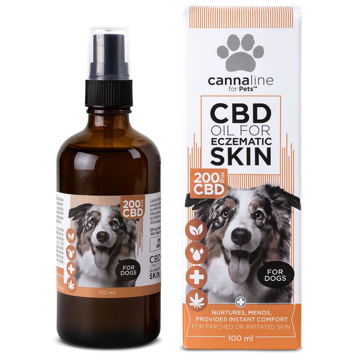 Cannaline-for-Pets-CBD-Oil-for-Eczematic-Skin-for-Dogs-200mg-CBD-100ml-Wholesale Cannaline for Pets CBD Oil for Eczematic Skin for Dogs 200mg CBD 100ml Wholesale 1